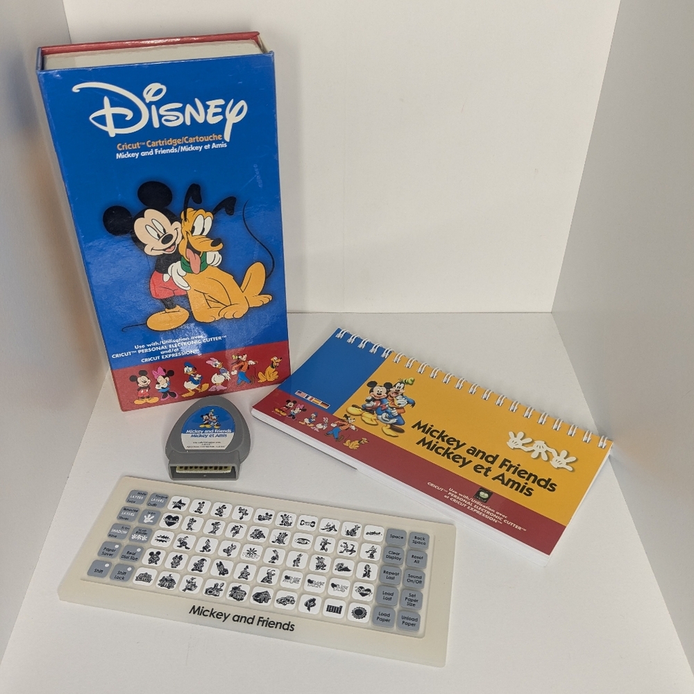Disney Cricut Cartridge Mickey & Friends for the Cricut Personal and Expression